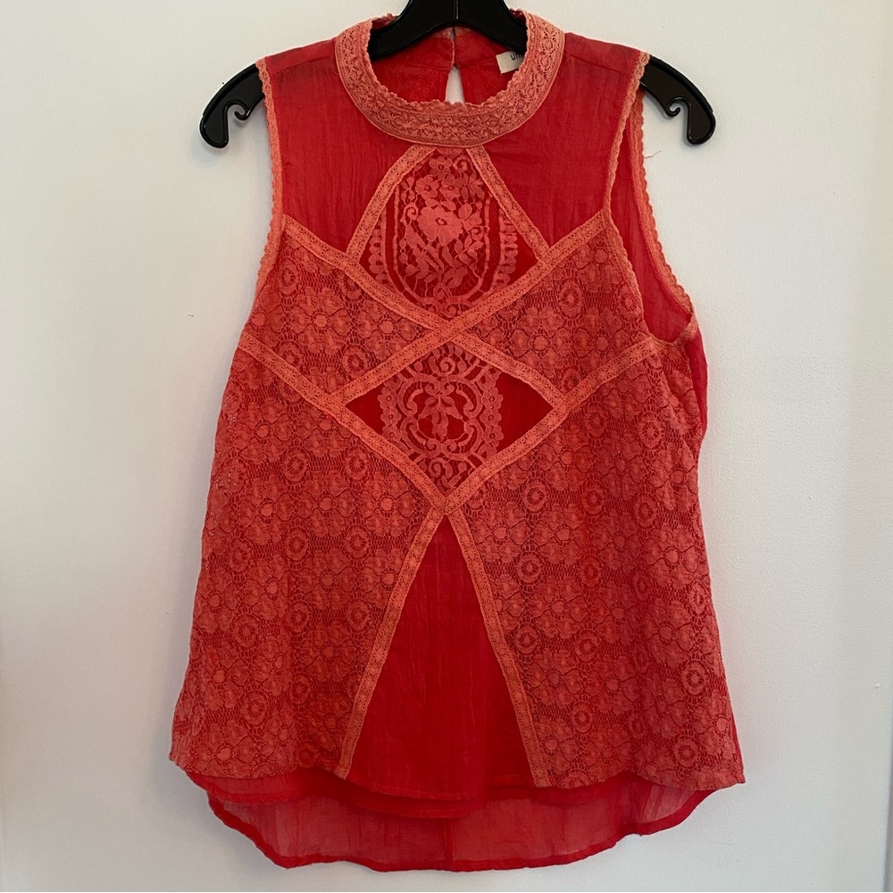 Red Boho Tank